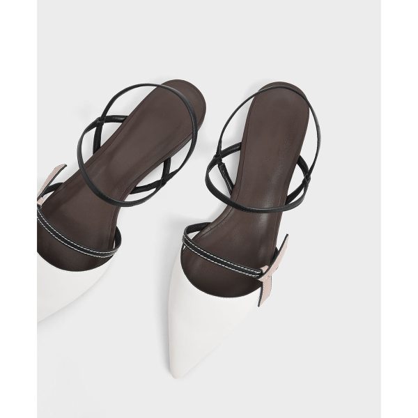 back elastic flat sandals