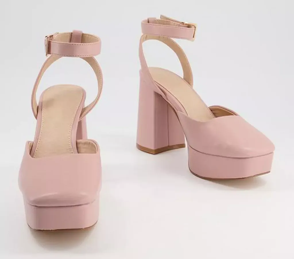 Nude Pumps Block Heels & Custom Block Heel Shoes