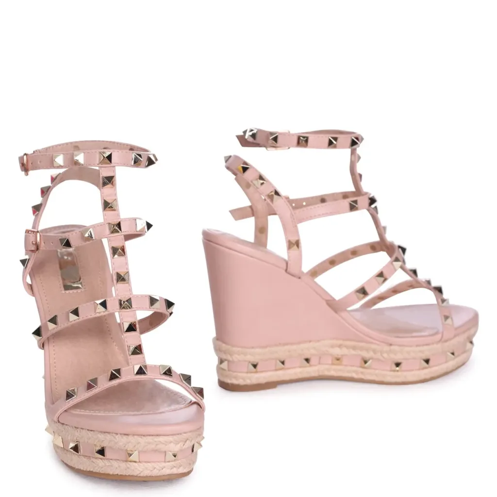 Nude Wedge - Elegant and Comfortable Footwear by Lajwanti Pakistan