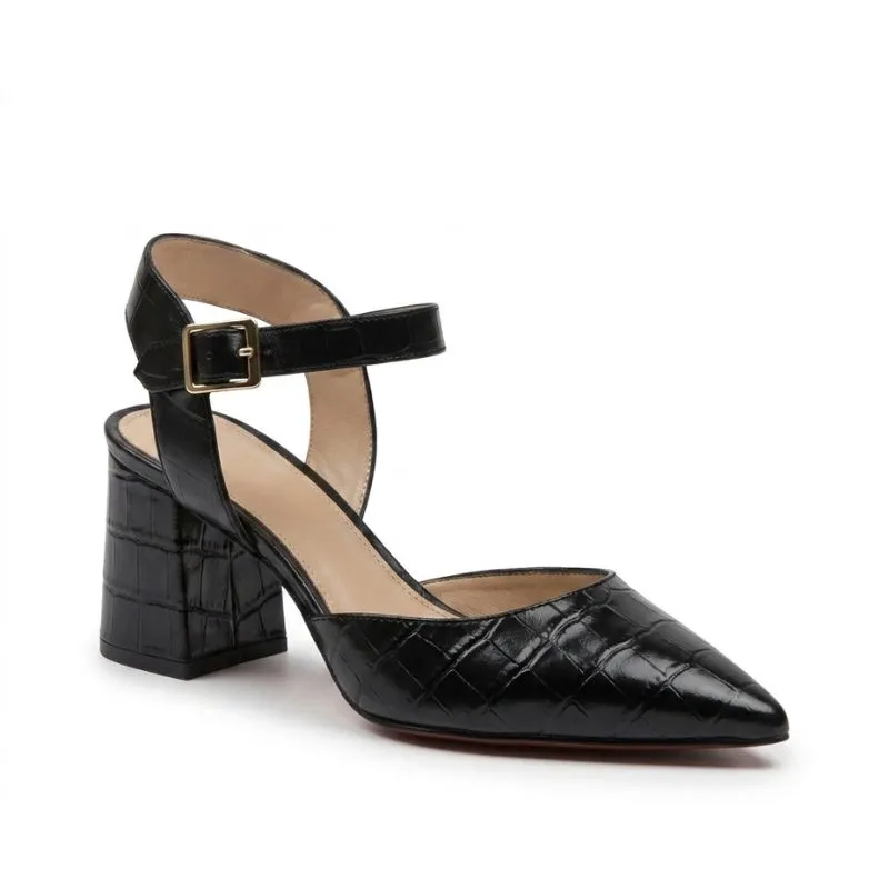 Medium Heel Block Shoes primary product view
