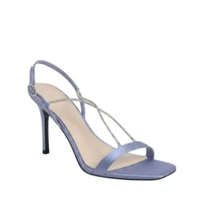 Draft — verify against actual image before upload — Custom Purple Sandals primary three-quarter product view for B2B product development