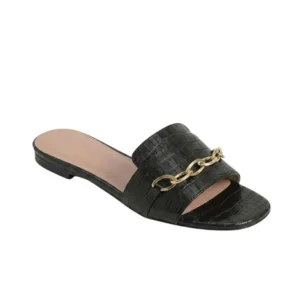 Draft — verify against actual image before upload: Custom Ankle Strap Flat Shoes — primary product hero