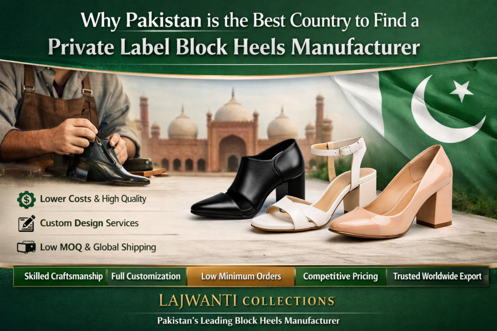 Private Label Block Heels Manufacturer