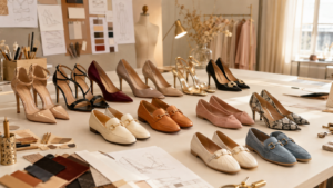 12 pair MOQ women's shoes collection planning with different footwear designs and colors